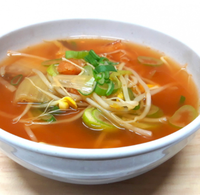 김치 콩나물국 Kimchi Kongnamul soup