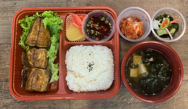 생선구이 세트 , Fried Fish Mealbox