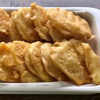 고구마튀김 Deep Fried Sweet Potato Slices