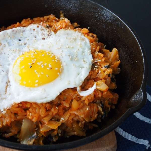 스펨 김치볶음밥 Kimchi Fried Rice Set meal